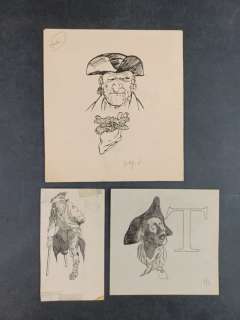 Karel Thole | L’Isola del Tesoro - Karel Thole - 3x Illustrazioni Originali - Page volante - Exemplaire unique | Catawiki