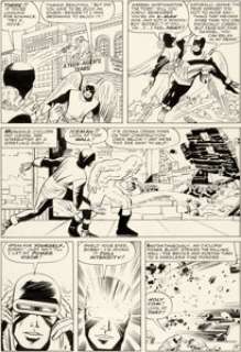 Jack Kirby and Paul Reinman X-Men #2 Story  Page 3 Original Art (Marvel, 1963).... | Heritage