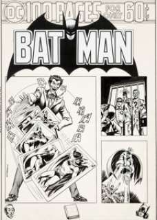 Nick Cardy Batman #260 Cover Joker, Riddler, and Robin Original Art (DC, 1975)....