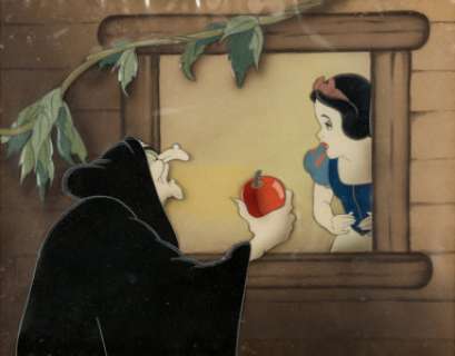 Snow White and the Seven Dwarfs Old Hag Production Cel Courvoisier Setup (Walt Disney, 1937). No lot showcases - | Heritage