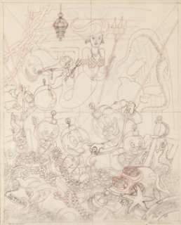 Carl Barks "The Makings of a Fish Story" Scrooge McDuck Preliminary Drawing (Walt Disney/Another - | Heritage