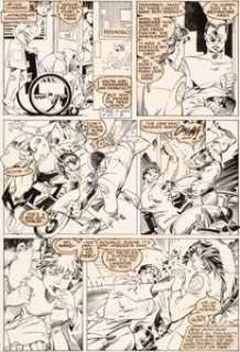 Rick Leonardi and P. Craig Russell Uncanny X-Men #235 Story Page 13 Rogue and Wolverine Original Art (Marvel, 1988... | Heritage