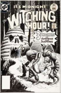 Luis Dominguez The Witching Hour #70 Cover Original Art (DC, 1977)....