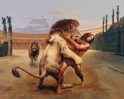 Michael Herring - Hercules Painting Original Art (undated)....