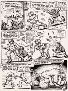 Robert Crumb - Bijou Funnies #4 Story Page 5 Projunior Original Art (Print Mint, Inc., 1970).