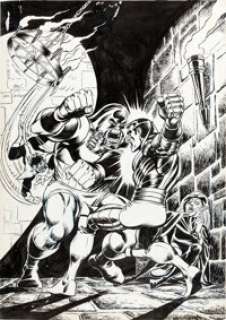 Dave Cockrum X-Men #102 Cover Original Art (Marvel, 1976)....
