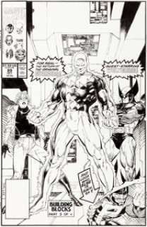 Jim Lee Alpha Flight #89 Cover Wolverine Original Art (Marvel, 1990).... | Heritage