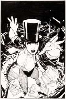 Ryan Sook Seven Soldiers: Zatanna #4 Cover Original Art (DC, 2005)....