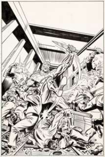 Rich Buckler and Dan Adkins Astonishing Tales #32 Deathlok Cover Original Art (Marvel, 1975).... | Heritage