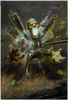 Jon J. Muth and Kent Williams Havok and Wolverine - Meltdown #4 Splash Page 37 Original Art (Marvel, 1989)....