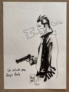 Bernet, Jordi | Bernet, Jordi - Dessin original dédicacé - Torpedo | Catawiki