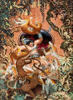  - Stephen Hickman Savage Sword of Conan #111 Cover Painting Original Art (Marvel, 1985)....