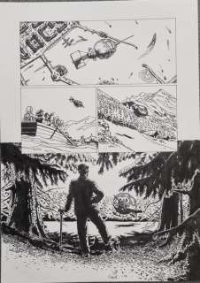 Gess | Gess - Planche originale - L’Oeil de la nuit T1 - Ami du mystère - PL 56 - (2014) | Catawiki