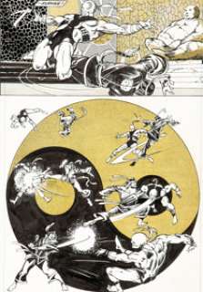 Jim Starlin and Al Milgrom Deadly Hands of Kung Fu #1 Story Page 13 Shang-Chi Original Art (Marvel, 1974)....