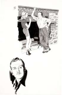 Dave Sim glamourpuss #18 Page 14 Illustration Alex Raymond Original Art (Aardvark-Vanaheim, 2010).... | Heritage
