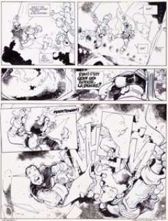 Paul Glaudel Les Maîtres Cartographes L‘Autre Monde Volume 6 Planche 16 (Soleil 2002)....