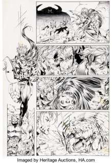 Jim Lee, Scott Williams, and others WildC.A.T.S: Covert Action Teams #6 Story Page 10 Original Art (Image, -