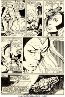 John Byrne and Terry Austin X-Men #113 Story Page 7 Original Art (Marvel, 1978). Ororo breaks down and cries - | Heritage