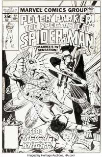 Dave Cockrum and Joe Rubinstein - Spectacular Spider-Man #22 Cover Original Art (Marvel, 1978).