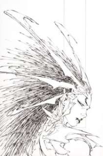 Michael Turner and Jonathan Sibal - Fathom #13 Splash Page 1 Original Art (Image, 2002).