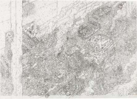 Geof Darrow Hard Boiled #3 Double Splash Pages 32 and 33 Original Art (Dark Horse, 1992). Geof Darrow‘s -