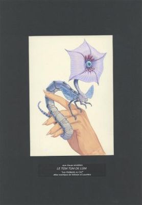 Jean-Claude Mézières | Les Habitants du Ciel, Atlas cosmique de Valérian et Laureline, illustration, Le tüm tüm de lüm | Galerie 9ème Art