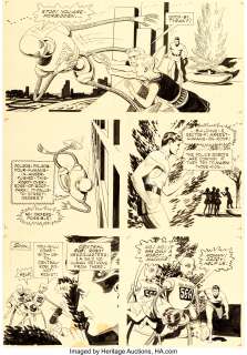 Russ Manning - Magnus Robot Fighter #1 Story Page 7 Original Art (Gold Key, 1963)....