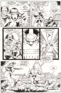 Ron Lim and Tom Christopher - Silver Surfer #38 Story Page 3 Thanos Original Art (Marvel, 1990)....