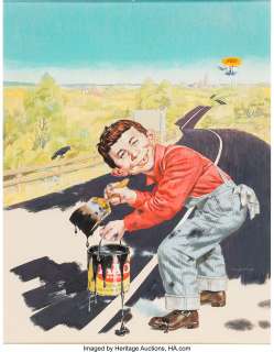 Mingo, Norman | Norman Mingo Mad #96 Cover Painting Original Art (EC, 1965).... | Heritage