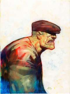Powell, Eric - Eric Powell The Goon, Volume 12: Them That Raised Us Lament Trade Paperback Cover Original Art (Dark H...