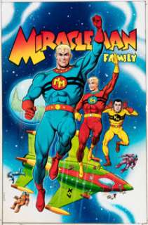 Leach, Garry - Garry Leach Miracleman Family #1 Cover Painting Original Art (Eclipse, 1988)....