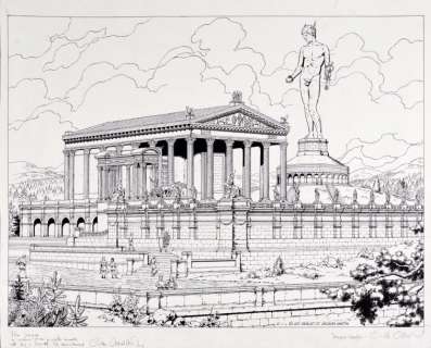 Martin, Jacques / Chaillet, Gilles | ALIX. Le Temple de Mercure. Encre de | Coutau Bégarie