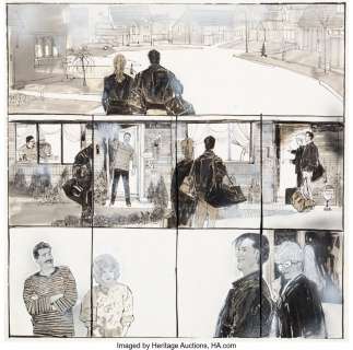 Sienkiewicz, Bill - Bill Sienkiewicz Big Numbers #3 Unpublished Story Page 23 Original Art (Tundra, 1990)....