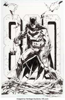 Daniel, Tony - Tony Daniel Batman #800 Unused Cover Original Art (DC, 2017)....