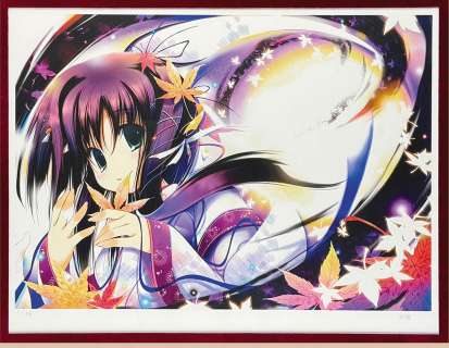 Tenmu Shinryusai Autographed Color Reproduction Illustration"Yoi no Kigarashi" | Mandarake (Big Web)