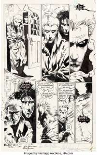 Kieth, Sam - Sam Kieth and Mike Dringenberg Sandman #3 Story Page 23 John Constantine Original Art (DC, 1989)....