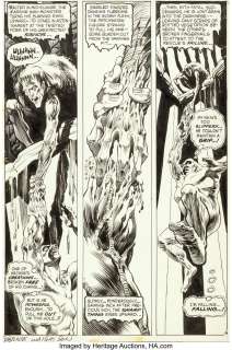 Wrightson, Bernie | Bernie Wrightson Swamp Thing #3 Story Page 4 Patchwork Man Original Art (DC, 1973). ... | Heritage