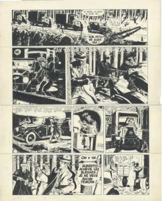 Marc Malès | De Silence et de Sang, tome 3, planche 04 | Galerie 9ème Art