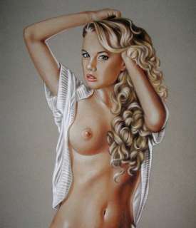 Sly | Sly - Original drawing in colour - Nude women - Size: 31 x 42 cm. - (2023) | Catawiki