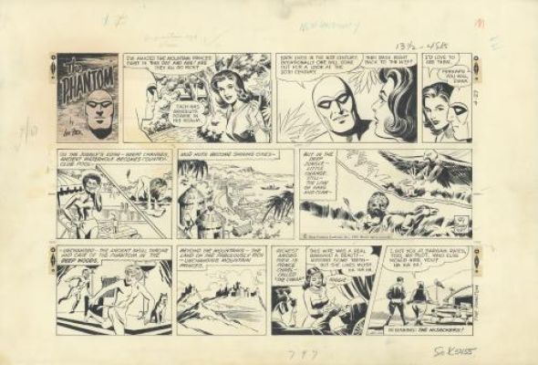 Sy Barry | The Phantom, Sunday page du 27 avril 1969 | Galerie 9ème Art