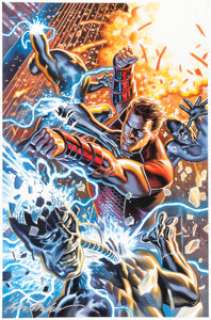 Unidentified Dynamite Entertainment artist - Felipe Massafera Gold Key: Alliance #3 Magnus Cover Original Art (Dynamite Entertainment, 2016)....