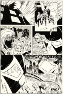 Nolan, Graham - Graham Nolan and Eduardo Barreto Batman: Vengeance of Bane Special #1 Story Page 55 Original Art (DC, 1993)....