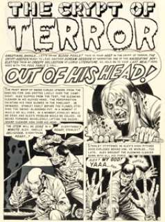 Davis, Jack - Jack Davis Vault of Horror #32 Story Page 1 Original Art (EC, 1953)....
