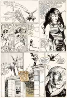 Adams, Arthur - Arthur Adams, Whilce Portacio, and Scott Williams Longshot #4 Story Page 14 Original Art (Marvel, 1985)....