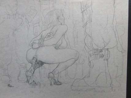 Filobedo | Anal Canal - Filobedo - dessin préparatoire | Catawiki