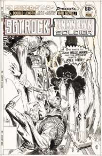 Kubert, Joe - Joe Kubert DC Super-Stars #15 Sgt. Rock/Unknown Soldier Cover Original Art (DC, 1977)....