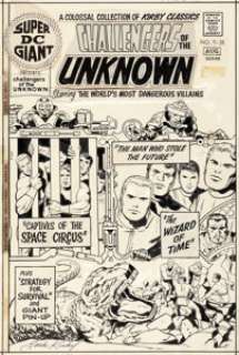 Kirby, Jack - Jack Kirby Super DC Giant #S-25 Challengers of the Unknown Cover Original Art (DC, 1971)....