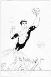 Ottley, Ryan - Ryan Ottley Invincible #71 Cover Original Art (Image, 2010)....
