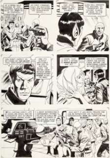 Giolitti, Alberto - Alberto Giolitti Star Trek #8 Story Page 19 Original Art (Gold Key, 1970)....