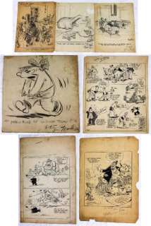 Collection of Cartoons by Frank Owen (7) | Goldfinch Auctions
